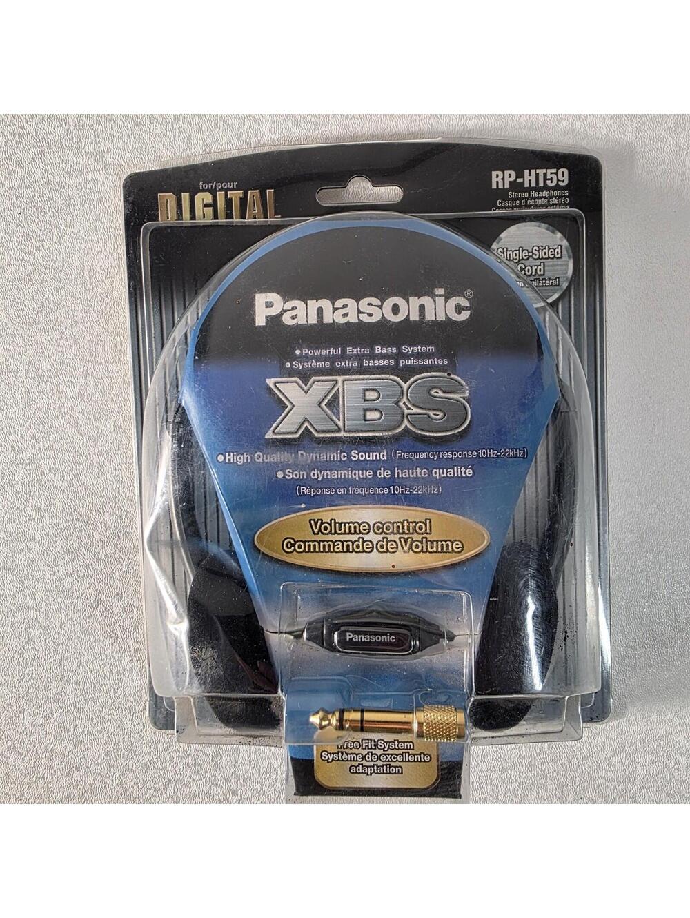 Panasonic RP-HT59 vintage Stereo Headphones New Sealed
